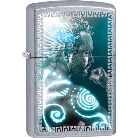 Zippo 2015N Zippo Street Chrome Mythical Man ZIP-28878